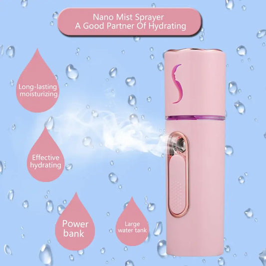 humidification of cold spray face steamer nano moisturizing spray carrying beauty