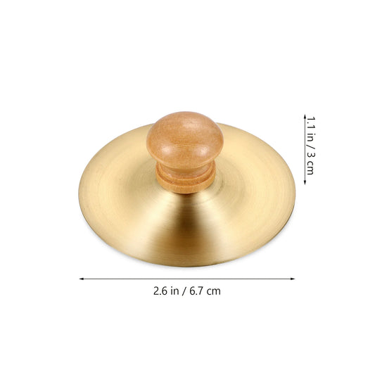 2 Pairs Copper Cymbal Kids Toys Finger Zills Cymbals