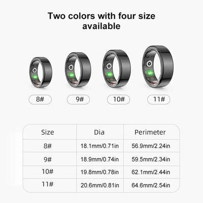 2025 NEW R02 Smart Ring Heart Rate Health Monitor