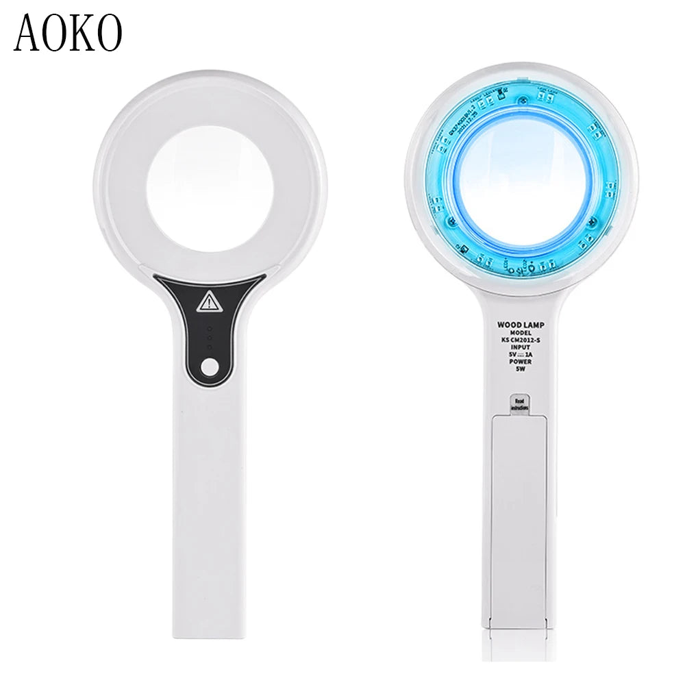 AOKO New Skin Analyzer For Skin UV Magnifying For Beauty Facial