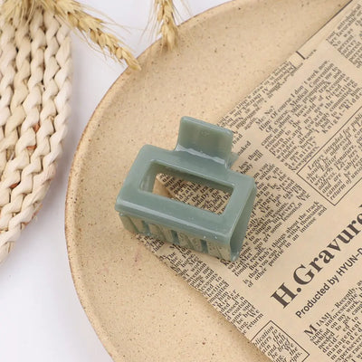 1Piece Square Acetate Acrylic INS Korean Hair Clips Girls