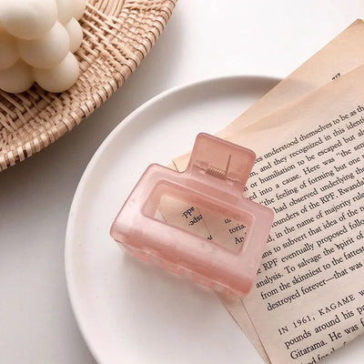 1Piece Square Acetate Acrylic INS Korean Hair Clips Girls