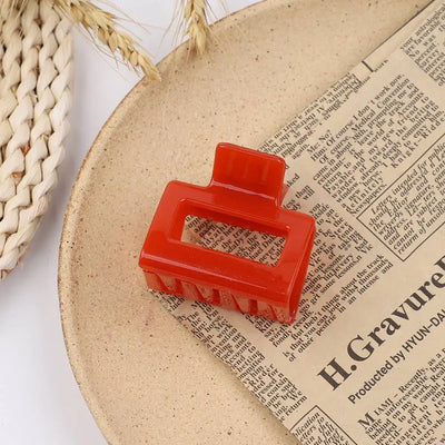 1Piece Square Acetate Acrylic INS Korean Hair Clips Girls