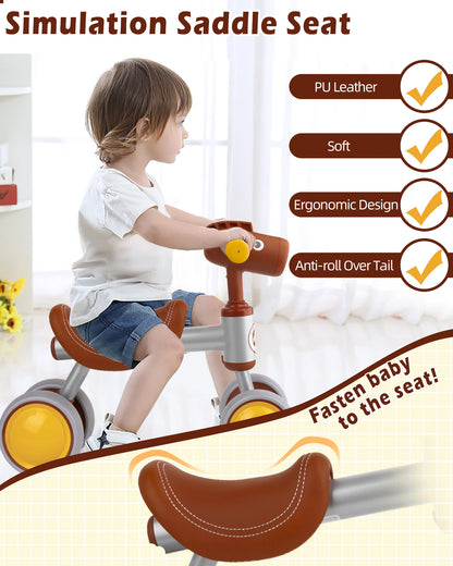 Baby Balance Bike for 1-2 Year Old Boys Girls