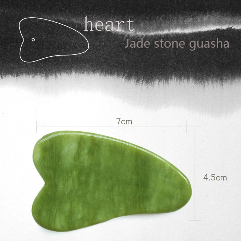 1PC Natural Jade Stone Gua Sha Boarde