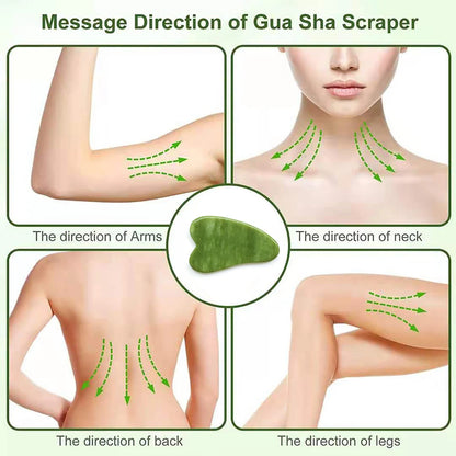 1PC Natural Jade Stone Gua Sha Boarde