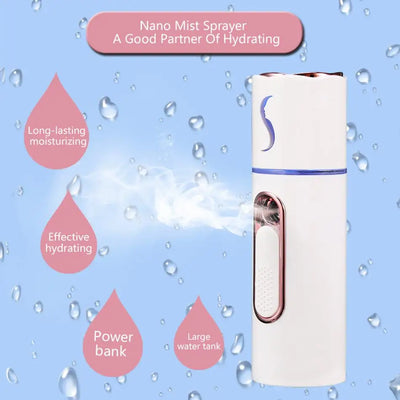 humidification of cold spray face steamer nano moisturizing spray carrying beauty